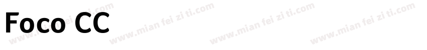 Foco CC字体转换